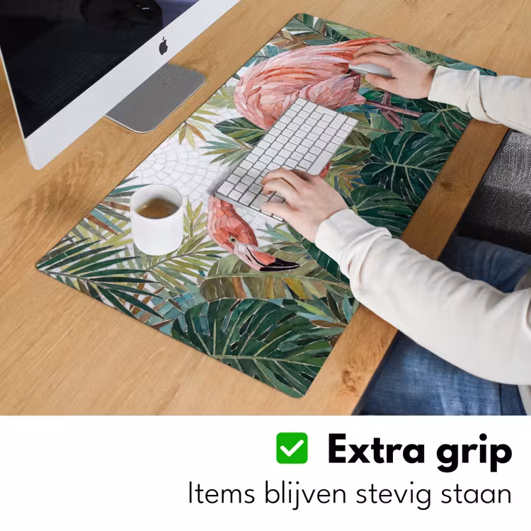 Bureau onderlegger - Natuur - Bladeren - Abstract - Groen - Vogel — 6