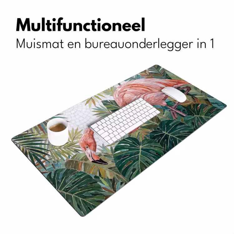 Bureau onderlegger - Natuur - Bladeren - Abstract - Groen - Vogel — 7