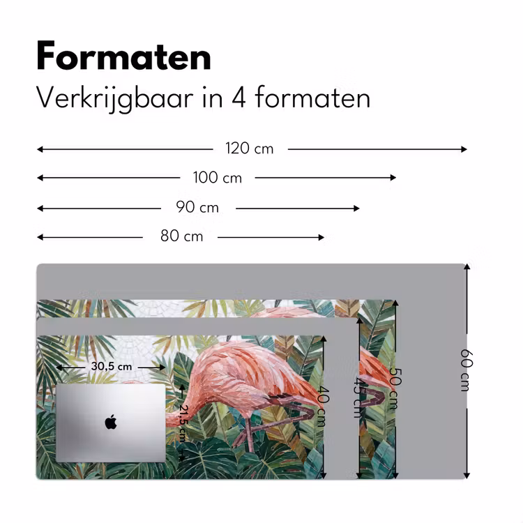 Bureau onderlegger - Natuur - Bladeren - Abstract - Groen - Vogel — 8