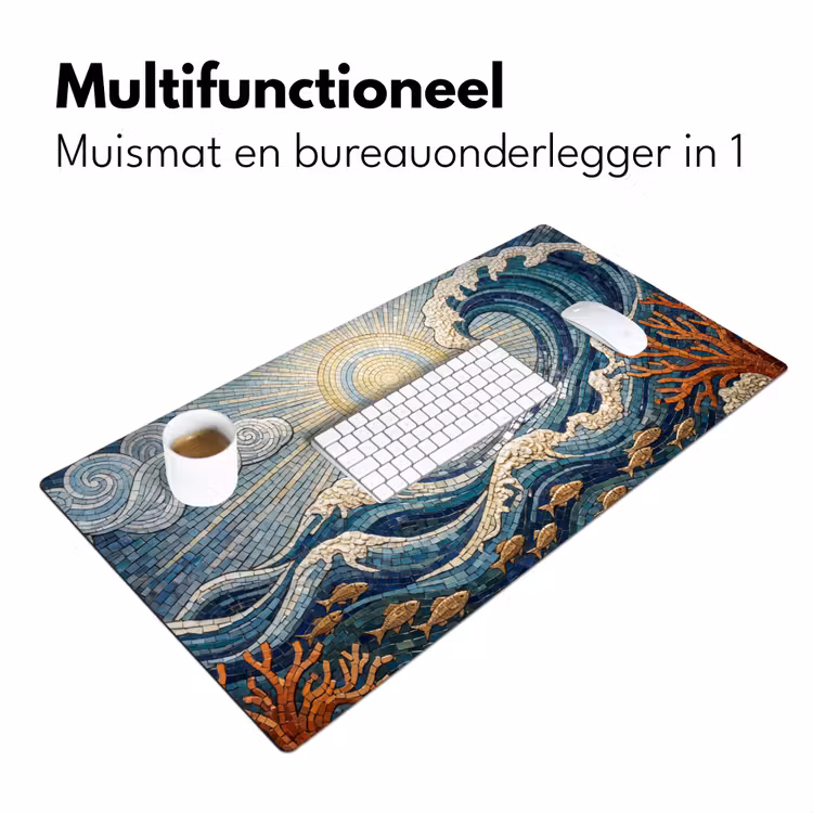 Bureau onderlegger - Onderwater - Koraal - Vis - Natuur - Kunst — 7