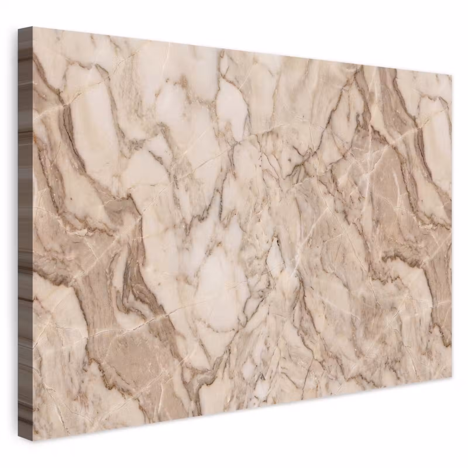 Buiten canvas - Marmer - Aderen - Textuur - Beige - Modern — 1