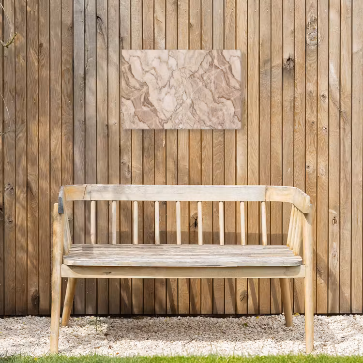 Buiten canvas - Marmer - Aderen - Textuur - Beige - Modern — 3