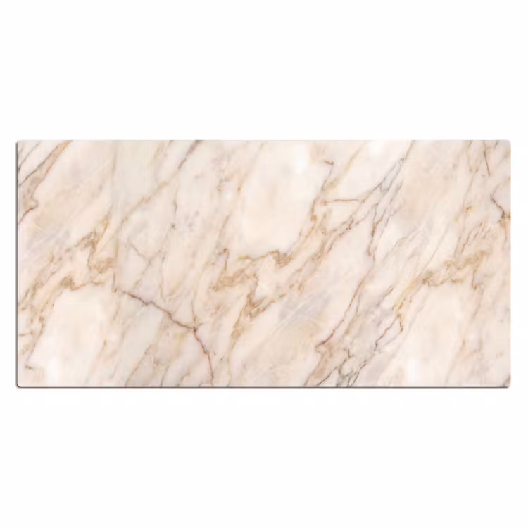 Bureau onderlegger - Marmer - Ader - Abstract - Wit - Goud — 2