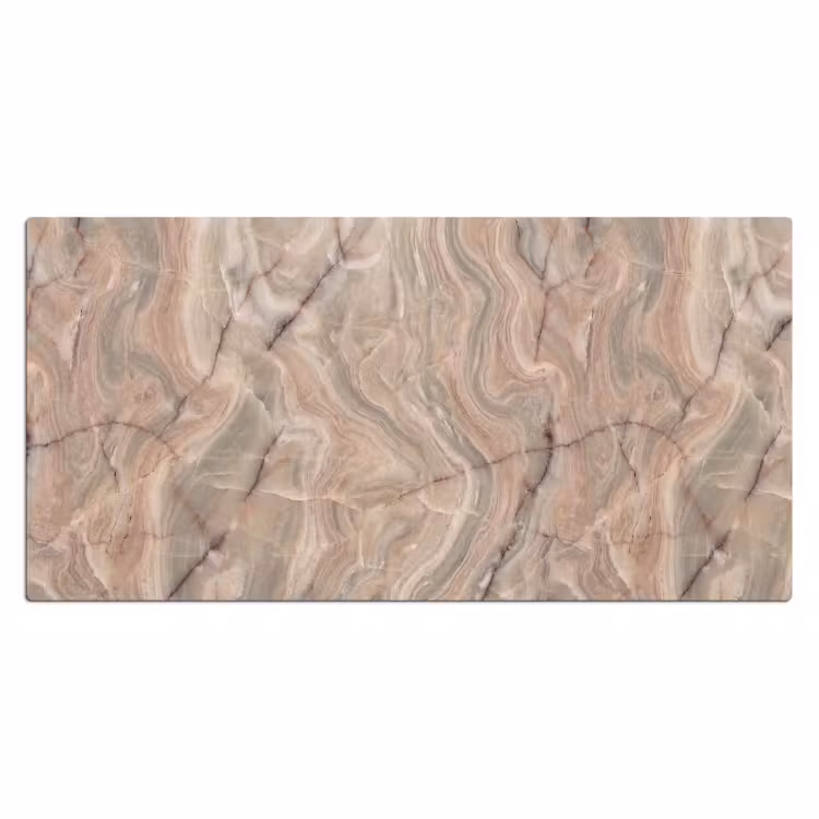 Bureau onderlegger - Marmer - Patroon - Abstract - Beige - Groen — 2