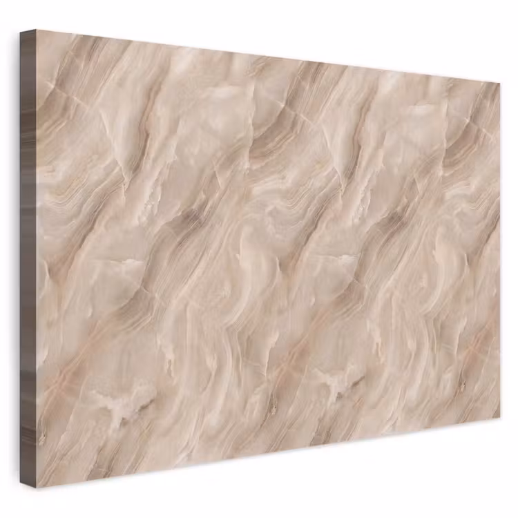 Buiten canvas - Steen - Golvend - Abstract - Beige — 1