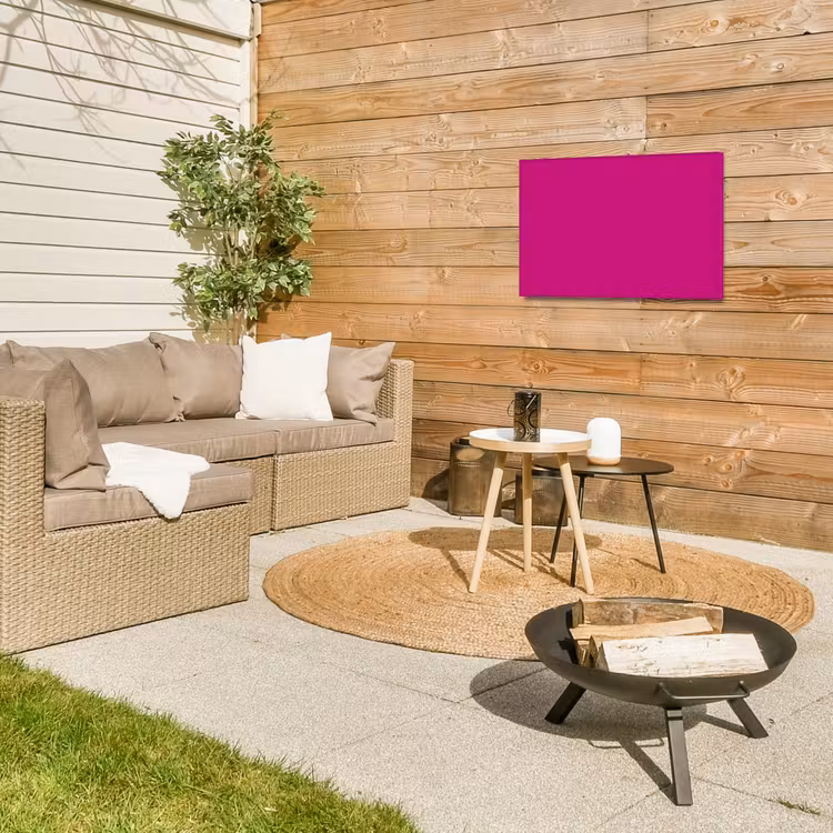Buiten canvas - Velvet - Magenta - Roze — 5