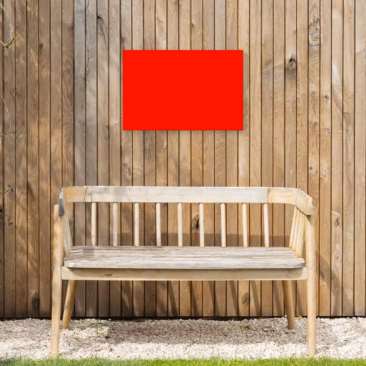 Buiten canvas - Vibrant - Vermilion - Rood — 3