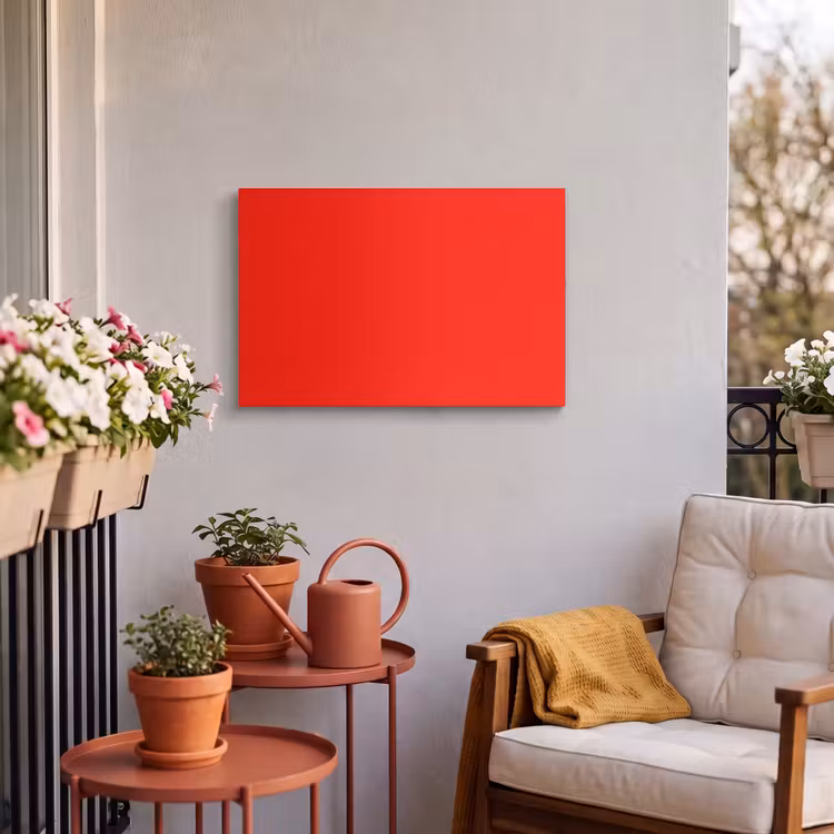 Buiten canvas - Vibrant - Vermilion - Rood — 4