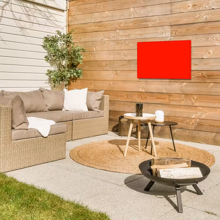 Buiten canvas - Vibrant - Vermilion - Rood — 5