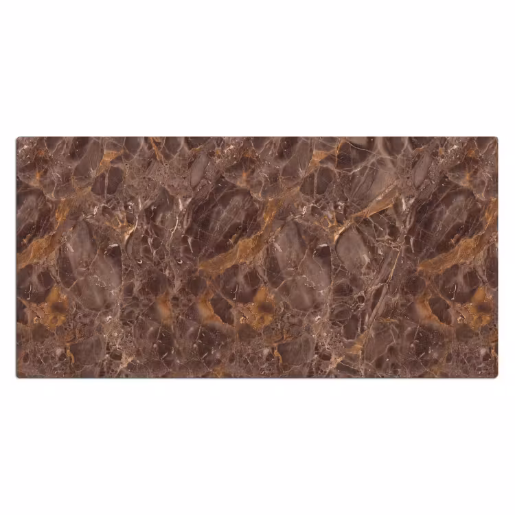 Bureau onderlegger - Marmer - Patroon - Natuur - Bruin - Goud — 2