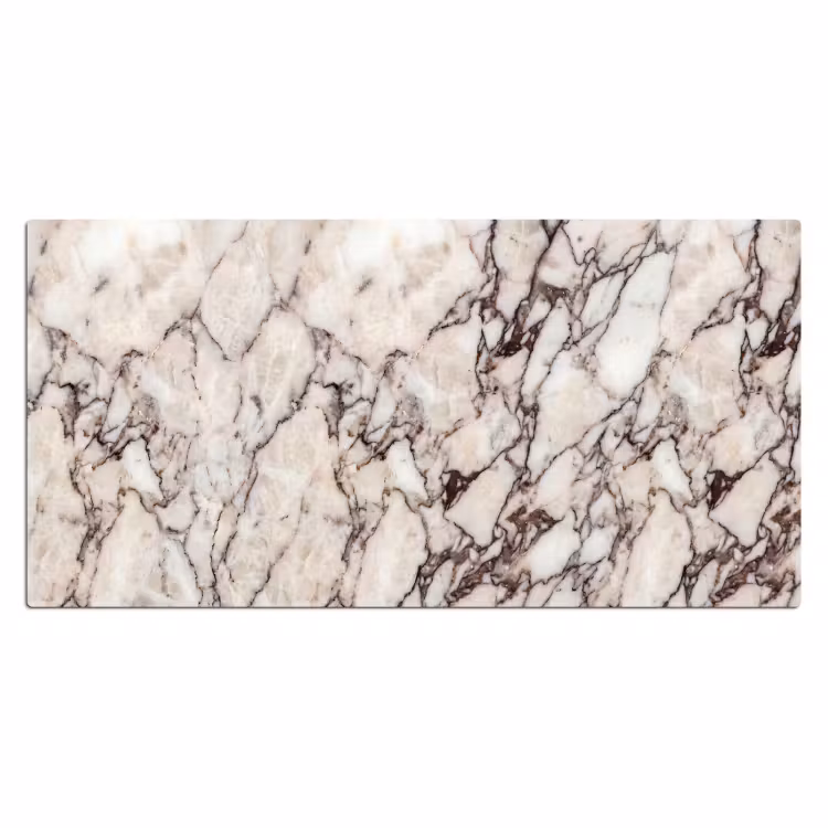 Bureau onderlegger - Marmer - Textuur - Abstract - Wit - Bruin — 2