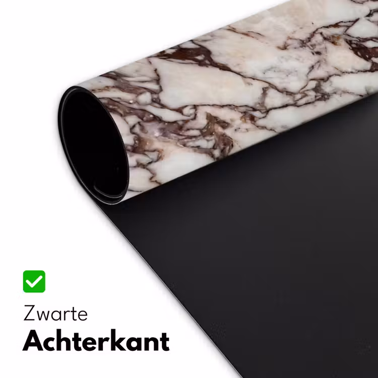Bureau onderlegger - Marmer - Textuur - Abstract - Wit - Bruin — 5