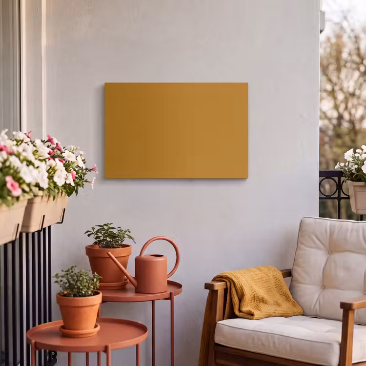 Buiten canvas - Ocre - Gold - Geel — 4