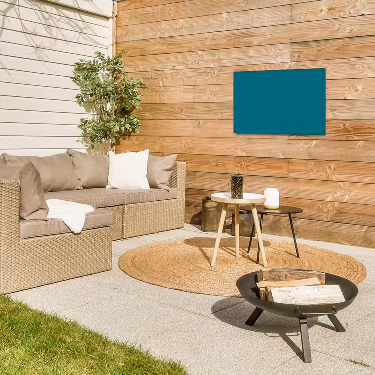 Buiten canvas - Tropical - Peacock - Blauw — 5