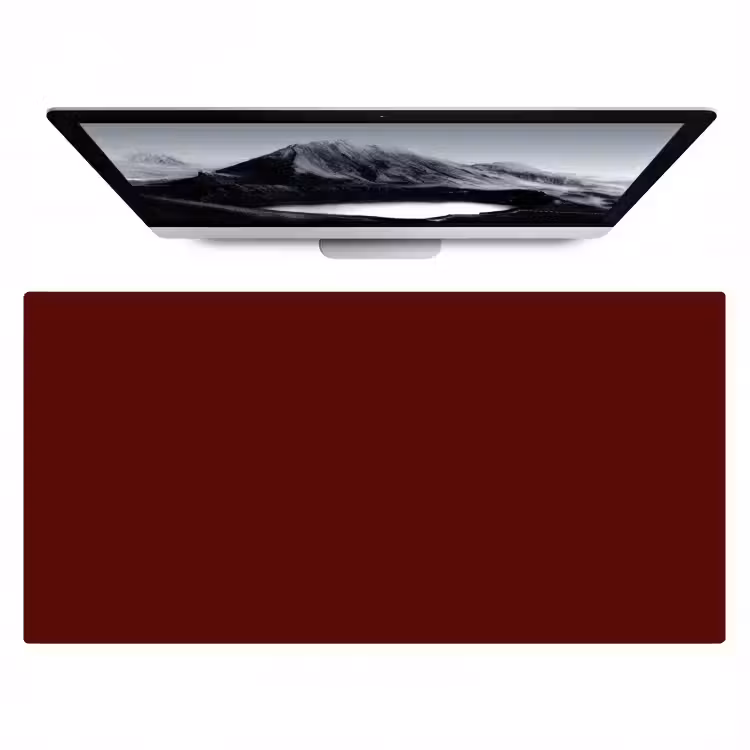 Bureau onderlegger - Burnt - Mahogany - Rood — 1