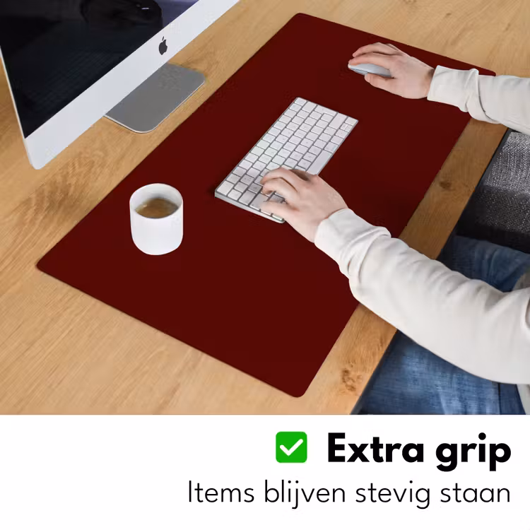 Bureau onderlegger - Burnt - Mahogany - Rood — 6