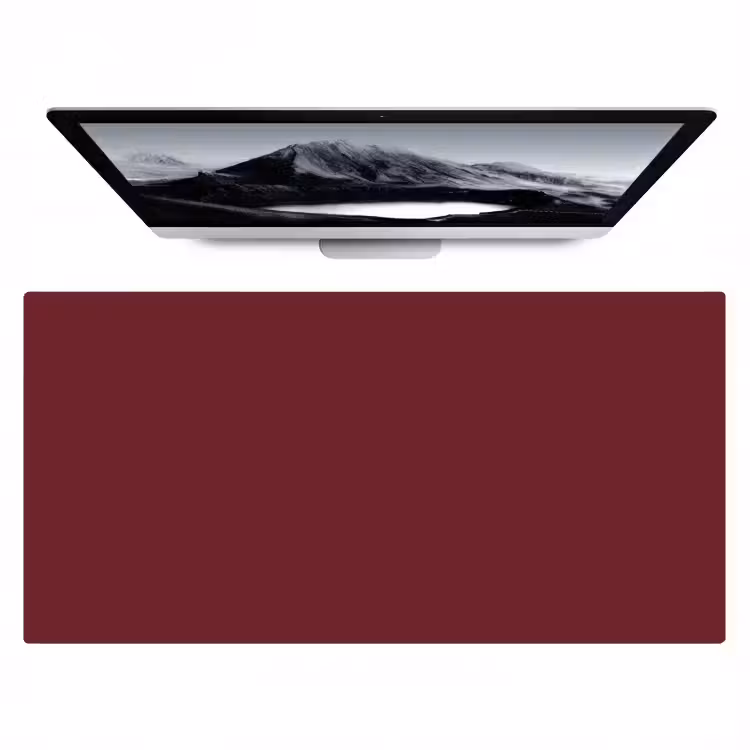 Bureau onderlegger - Dark - Garnet - Rood — 1