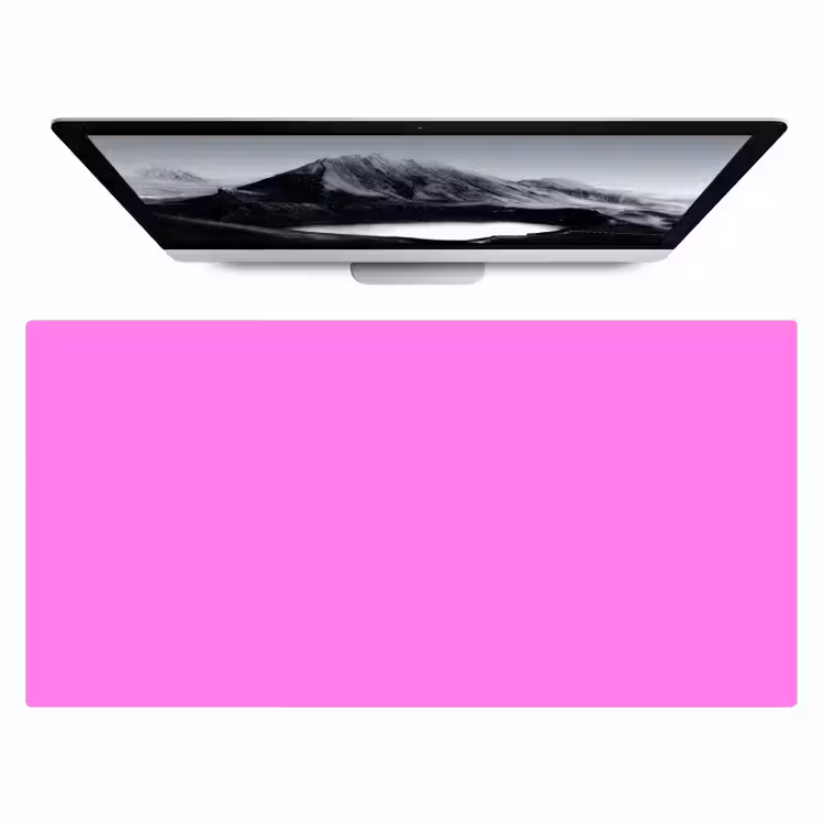 Bureau onderlegger - Bright - Orchid - Roze — 1