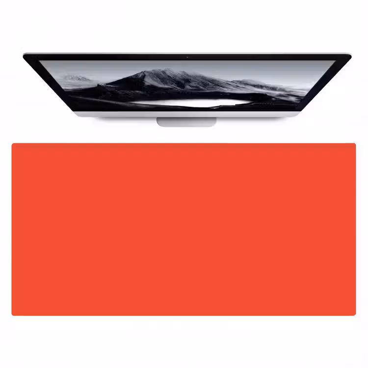 Bureau onderlegger - Burnt - Coral - Oranje — 1