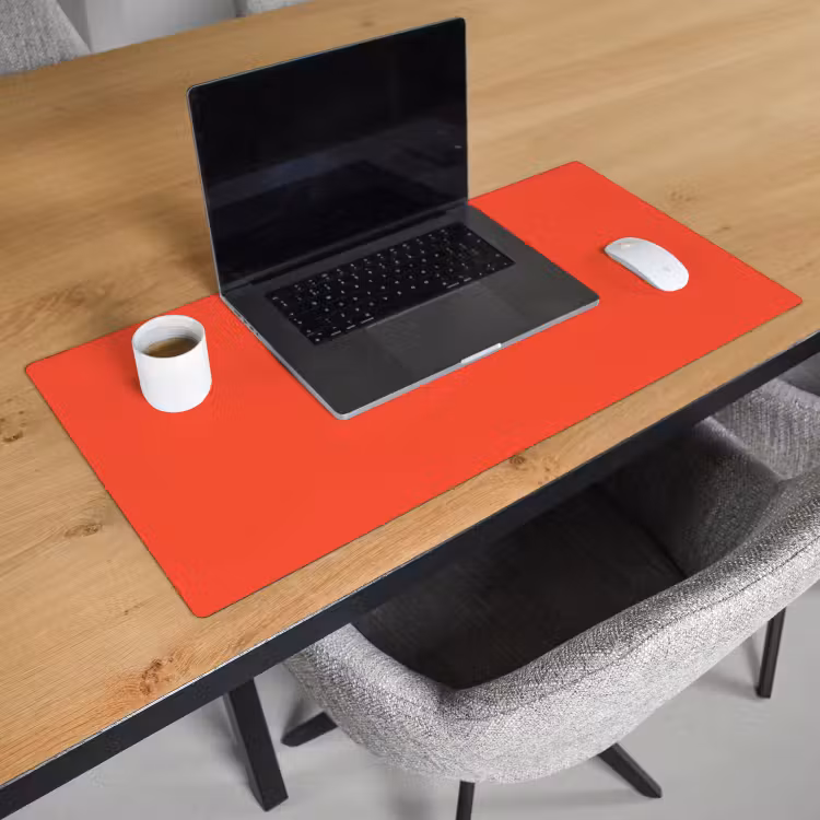 Bureau onderlegger - Burnt - Coral - Oranje — 3