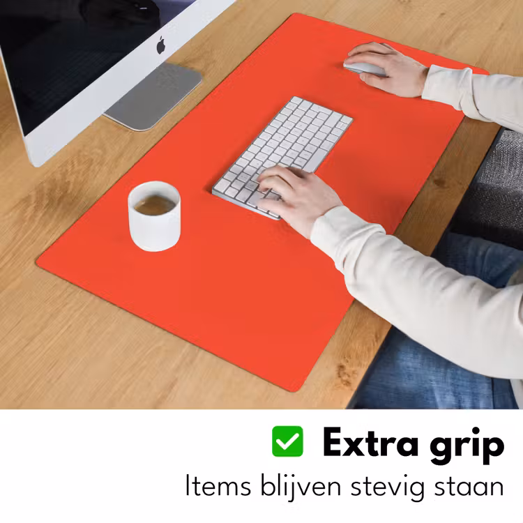 Bureau onderlegger - Burnt - Coral - Oranje — 6