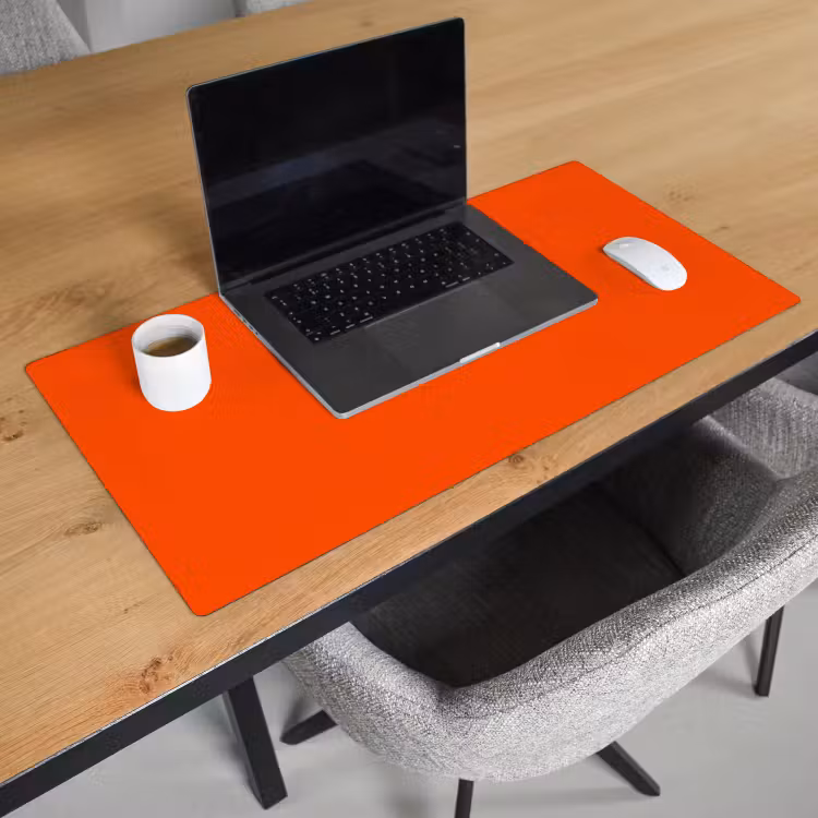 Bureau onderlegger - Fiery - Tangerine - Oranje — 3