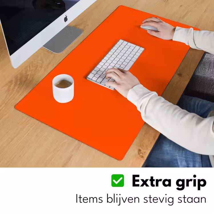 Bureau onderlegger - Fiery - Tangerine - Oranje — 6