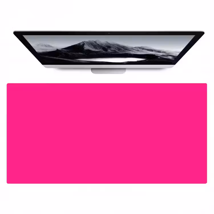Bureau onderlegger - Hot - Fuchsia - Roze — 1