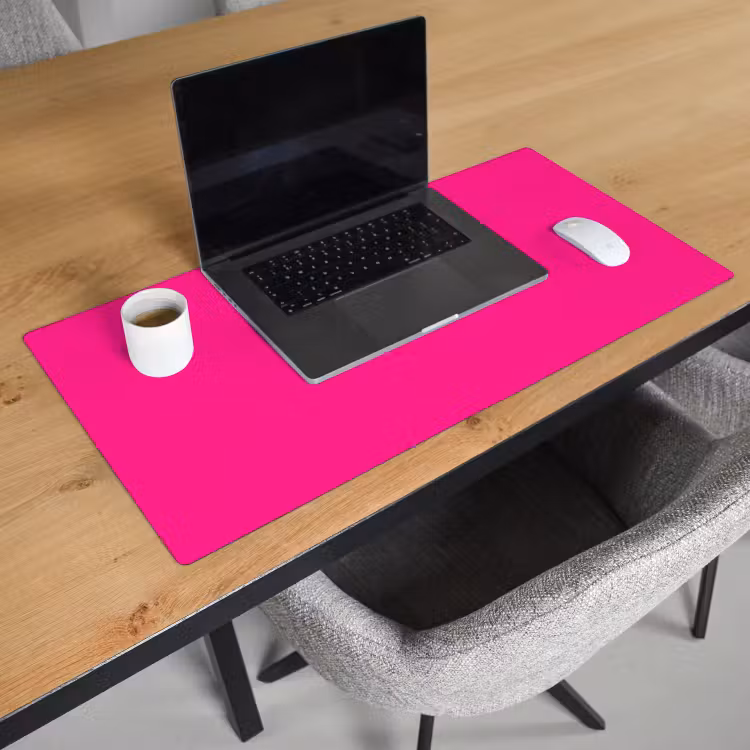 Bureau onderlegger - Hot - Fuchsia - Roze — 3