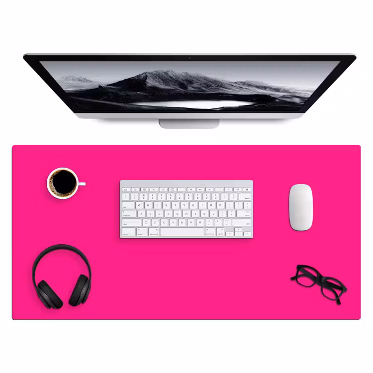 Bureau onderlegger - Hot - Fuchsia - Roze — 4