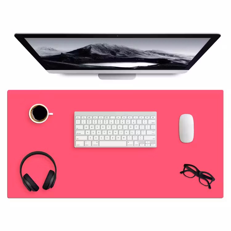 Bureau onderlegger - Neon - Flamingo - Roze — 4