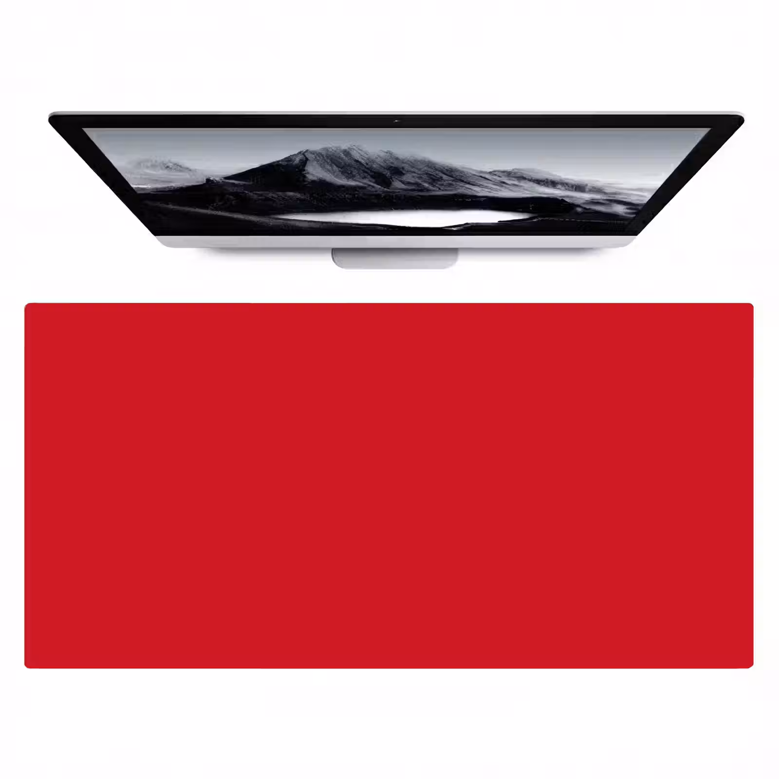 Bureau onderlegger - Crimson - Velvet - Rood — 1