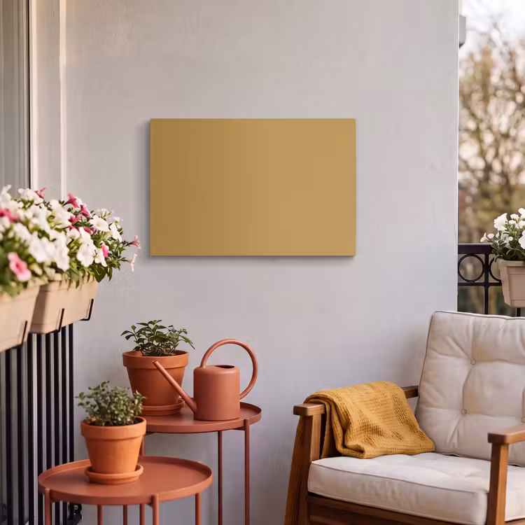 Buiten canvas - Rhythmic - Ochre - Geel — 4