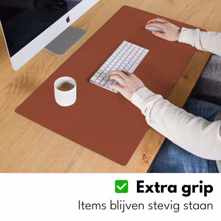 Bureau onderlegger - Burnt - Mahogany - Terracotta — 6