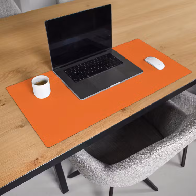 Bureau onderlegger - Burnt - Sienna - Oranje — 3