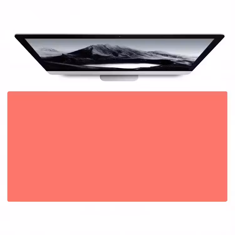 Bureau onderlegger - Coral - Punch - Koraal — 1