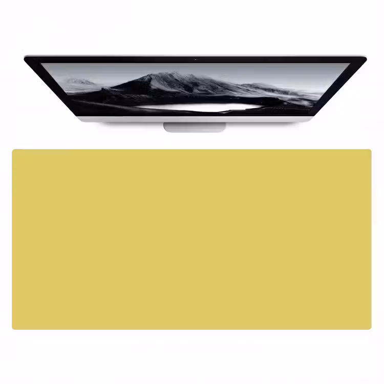 Bureau onderlegger - Golden - Ochre - Geel — 1