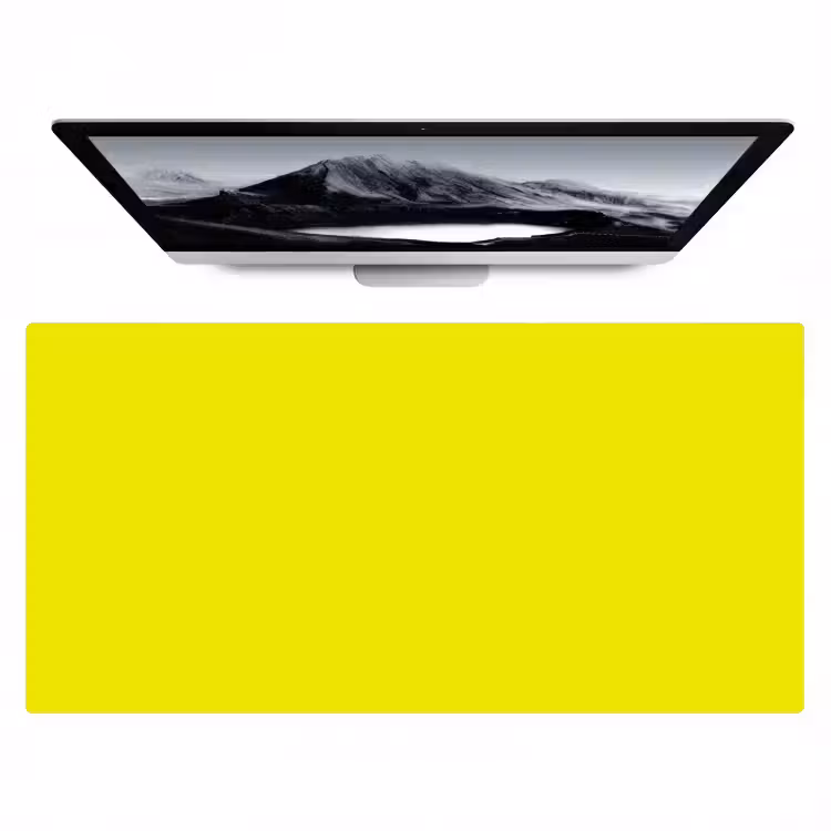 Bureau onderlegger - Bright - Canary - Geel — 1