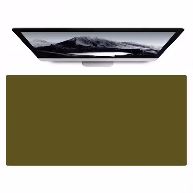 Bureau onderlegger - Dark - Olive - Groen — 1
