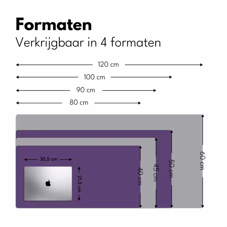 Bureau onderlegger - Deep - Plum - Paars — 8