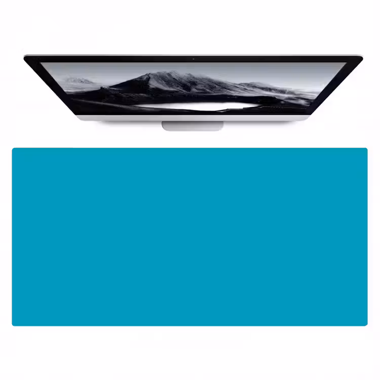 Bureau onderlegger - Deep - Turquoise - Turkoois — 1