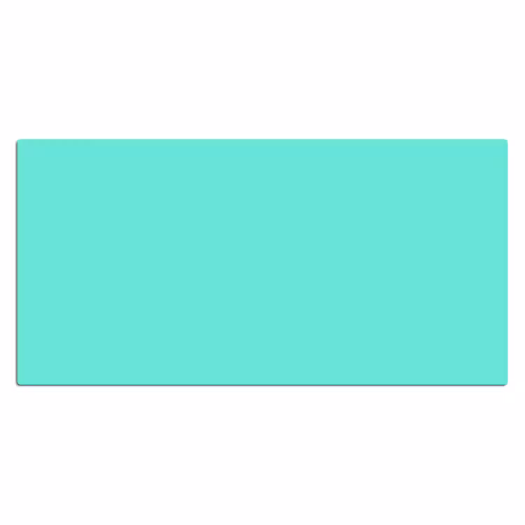 Bureau onderlegger - Electric - Cyan - Turkoois — 2