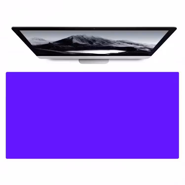 Bureau onderlegger - Electric - Indigo - Paars — 1