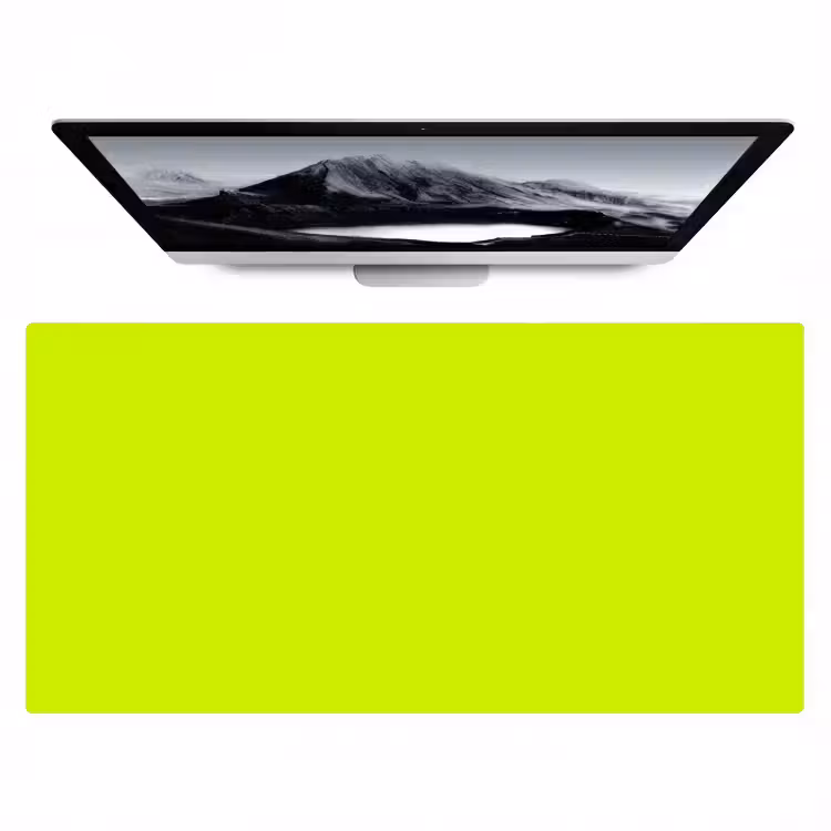 Bureau onderlegger - Electric - Lemon - Geel — 1