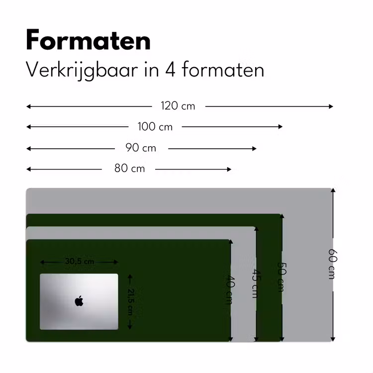 Bureau onderlegger - Forest - Green - Groen — 8