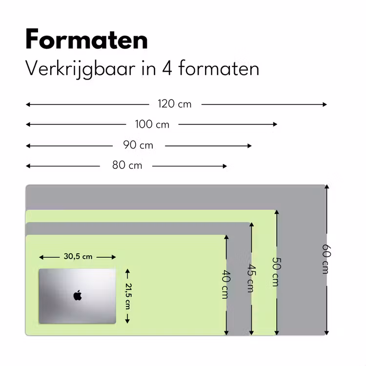 Bureau onderlegger - Light - Lime - Groen — 8