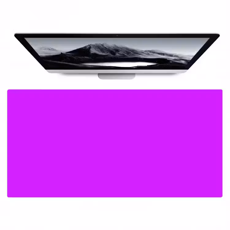 Bureau onderlegger - Neon - Orchid - Paars — 1