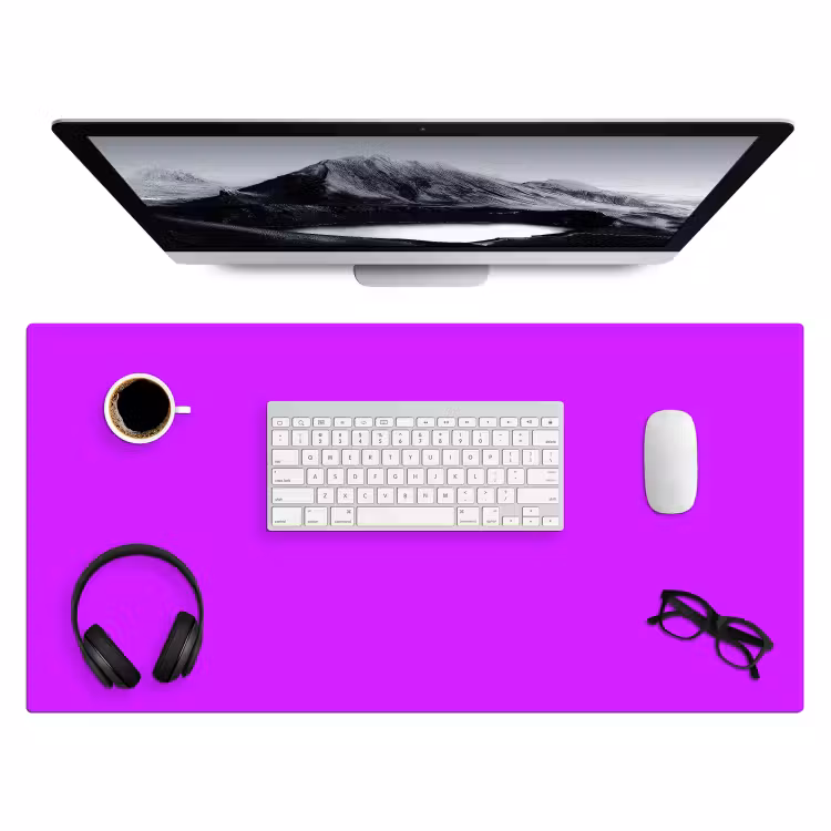 Bureau onderlegger - Neon - Orchid - Paars — 4