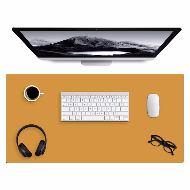 Bureau onderlegger - Autumn - Mustard - Geel — 4