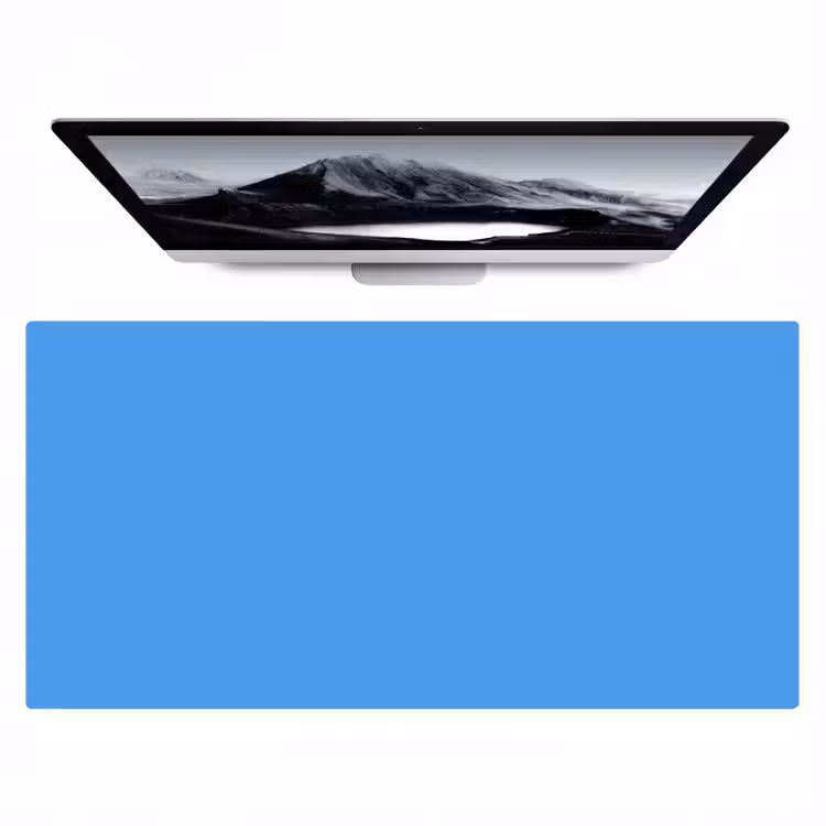 Bureau onderlegger - Bright - Azure - Blauw — 1